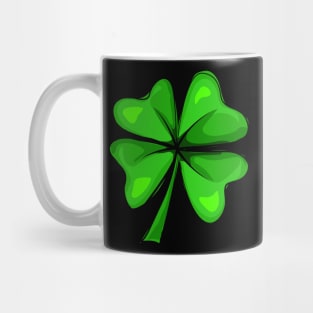 Four Leaf Clover Shamrock Happy St Patrick's Day Men Women Mug